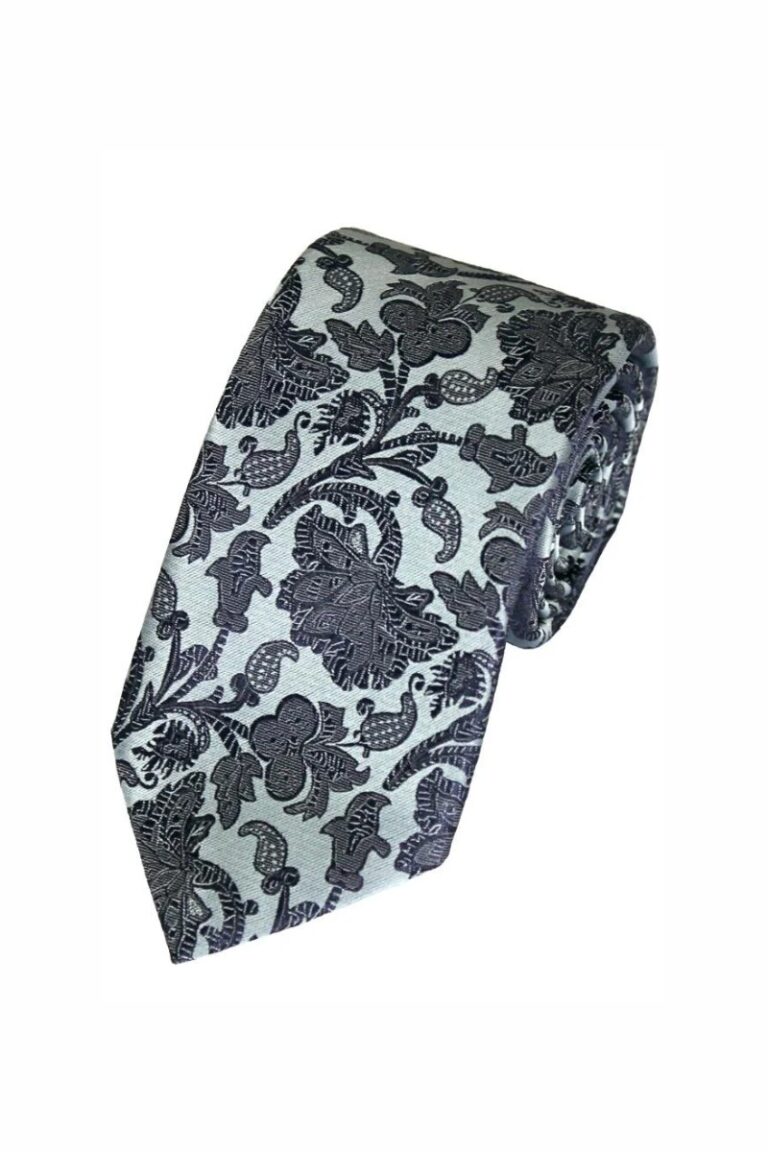 LA Smith Floral Tie | Blue