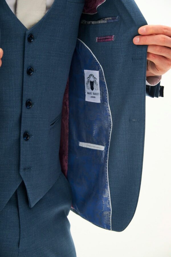 Marc Darcy Slim Fit Finley Suit Jacket Teal