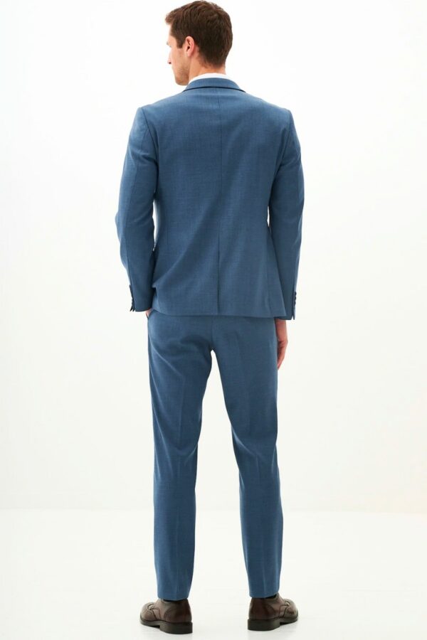 Slim Fit Teal Blue Suit | 3 Piece Suit