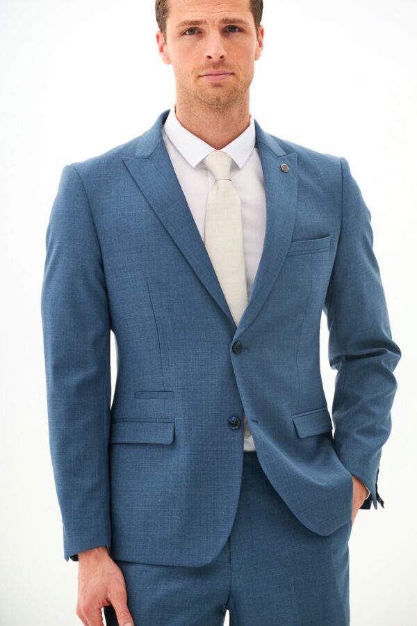 Marc Darcy Finley Tailored Suit | Teal Blue