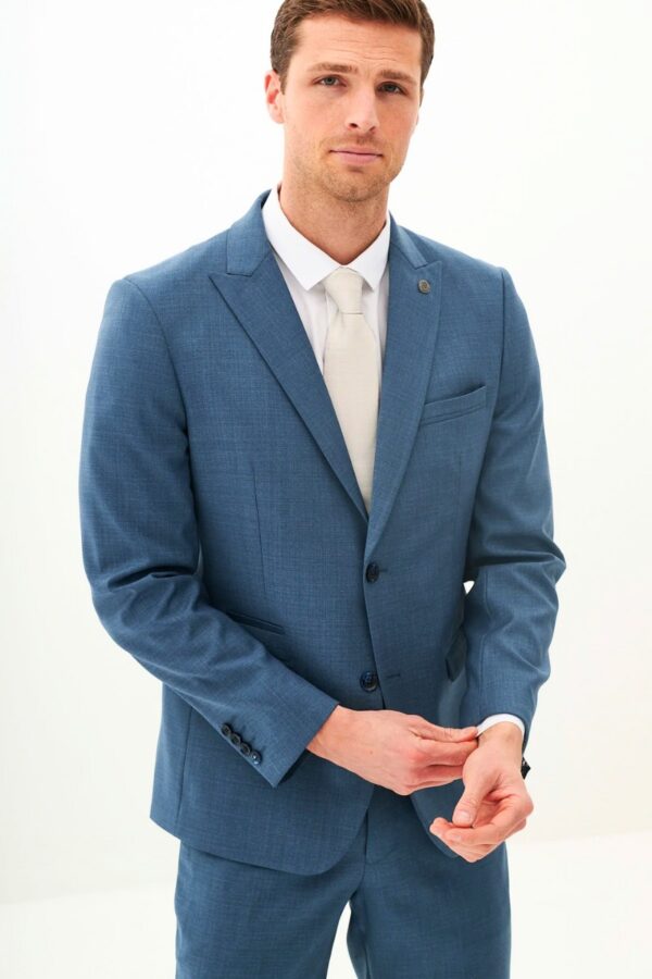 Marc Darcy Finley Tailored Suit | Teal Blue