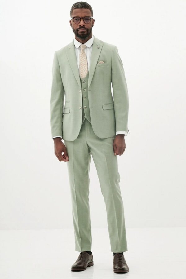Marc Darcy Finley Tailored Suit | Moss Green