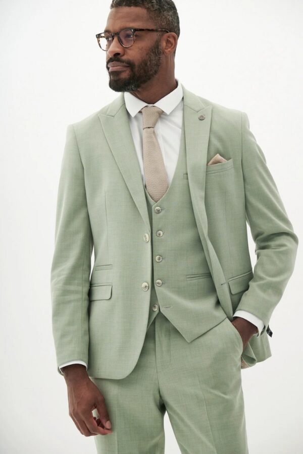 Marc Darcy Finley Tailored Suit | Moss Green