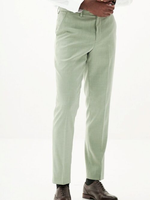 Marc Darcy Finley Tailored Trousers | Moss Green