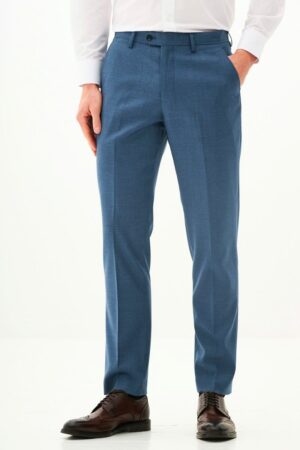 Marc Darcy Finley Tailored Trousers | Teal Blue