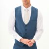 Marc Darcy Finley Tailored Waistcoat | Teal Blue