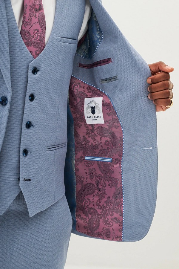 Marc Darcy HM5 Tailored Blazer | Sky Blue