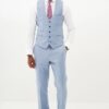 Marc Darcy HM5 Waistcoat and Pants | Sky Blue