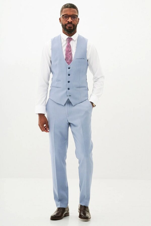 Marc Darcy HM5 Waistcoat and Pants | Sky Blue