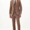 Marc Darcy HM5 Tailored 3 Piece Suit | Tan