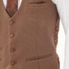 Marc Darcy HM5 Tailored Waistcoat | Tan
