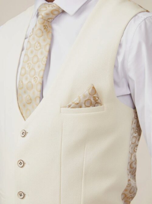 Cream Wedding Waistcoat