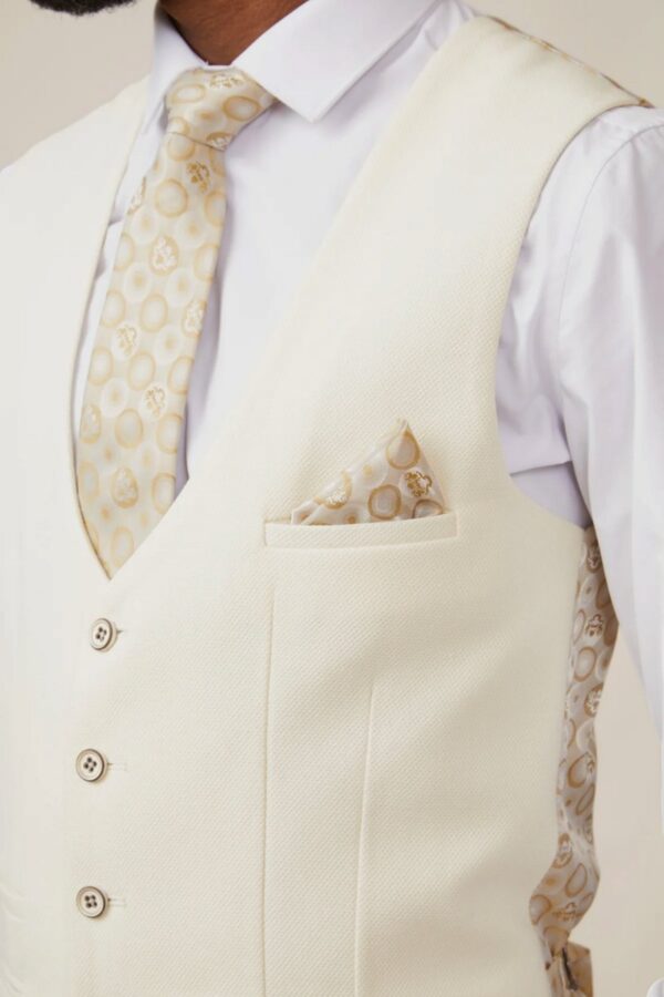 Cream Wedding Waistcoat