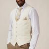 Marc Darcy Kelvin Waistcoat | Cream