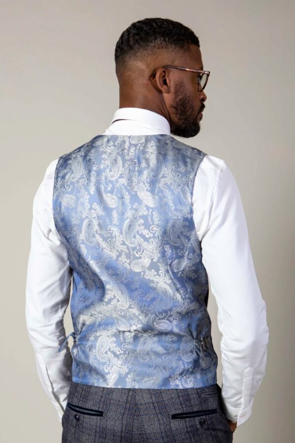 Marc Darcy Paisley Waistcoat Lining