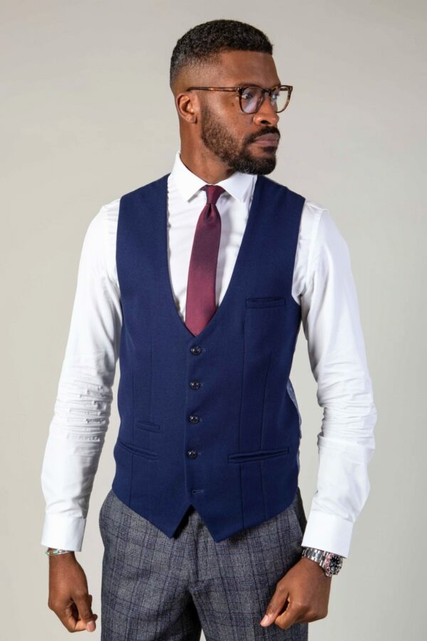 Marc Darcy Kelvin Waistcoat | Royal Blue