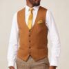 Marc Darcy Kelvin Waistcoat | Tan