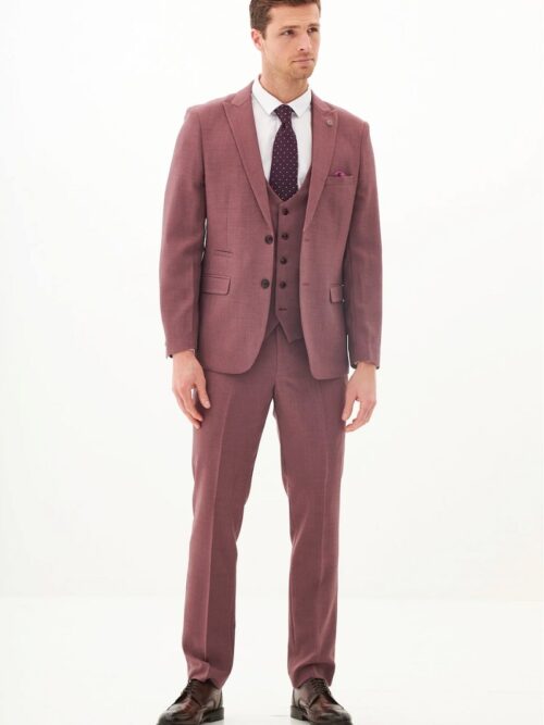 Marc Darcy Monty Three-Piece Suit | Mauve