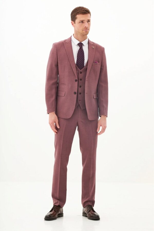 Marc Darcy Monty Three-Piece Suit | Mauve