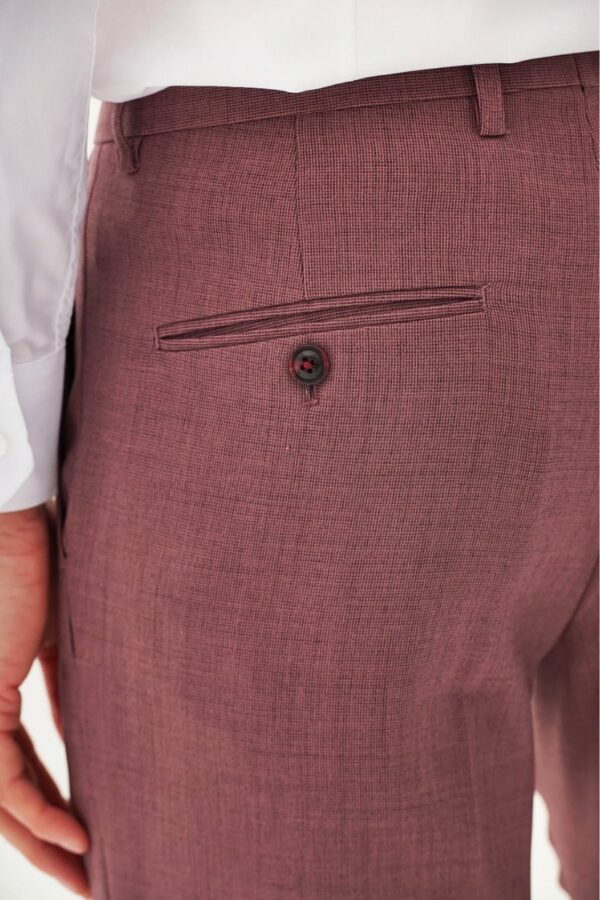 Fancy suit trousers in Mauve | Marc Darcy Monty