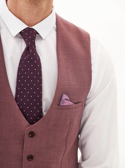 Marc Darcy Monty Tailored Waistcoat | Mauve