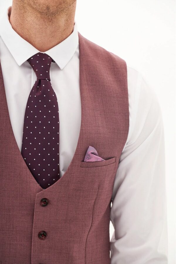 Marc Darcy Monty Tailored Waistcoat | Mauve
