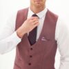 Marc Darcy Monty Tailored Waistcoat | Mauve