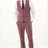 Waistcoat and Suit Pants in Mauve