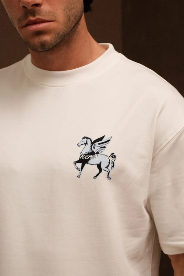 Walker & Hunt Pegasus Tee | Off White