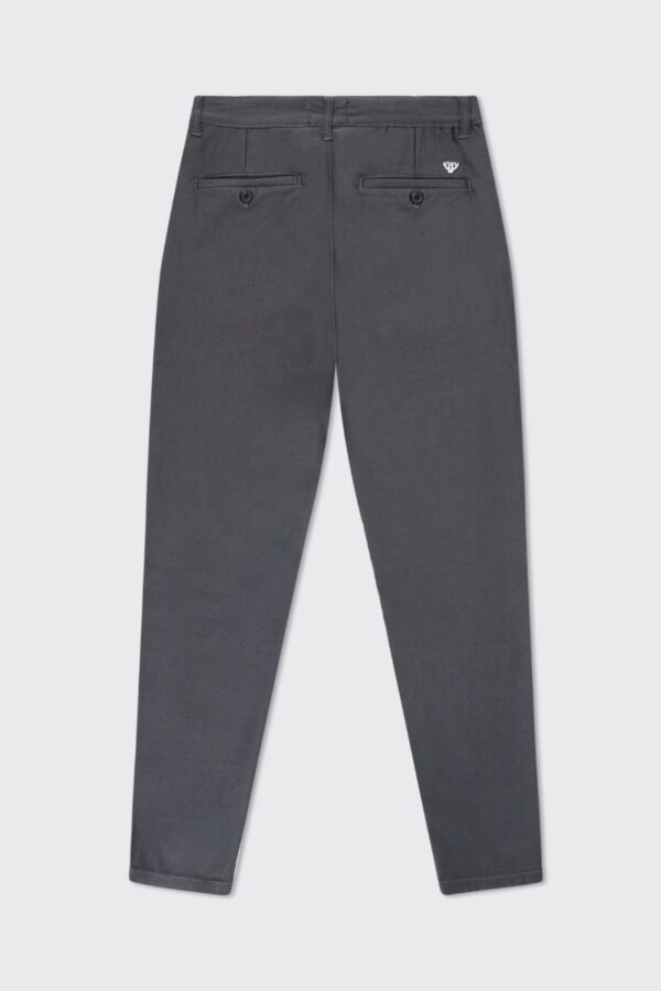 Super Stretch Charcoal Chinos for Men | Walker & Hunt Irish Menswear