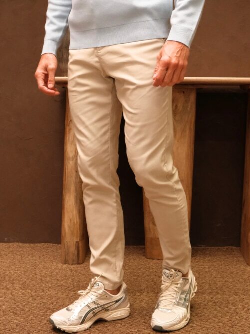 Walker and Hunt Smart Pants | Stone